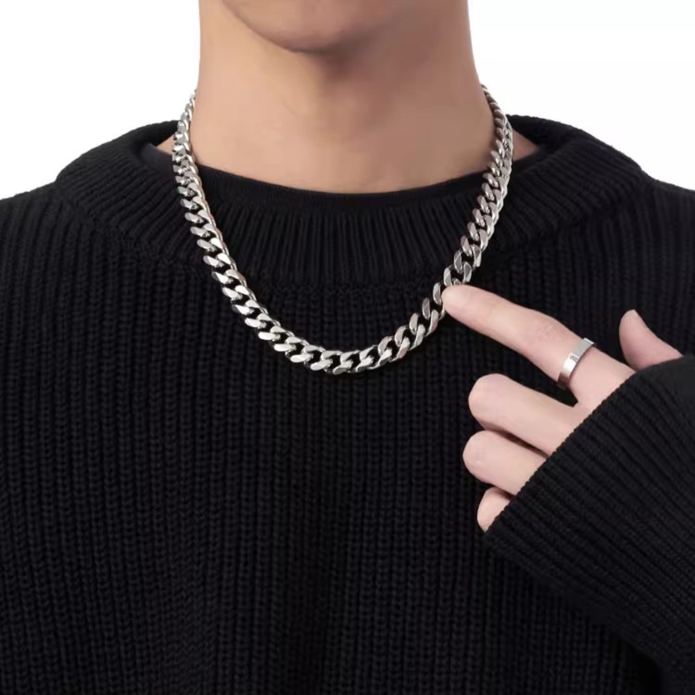 Cuban Link Chain 12Mm - 3/5/7mm 스테인레스 스틸 쿠바 링크 체인