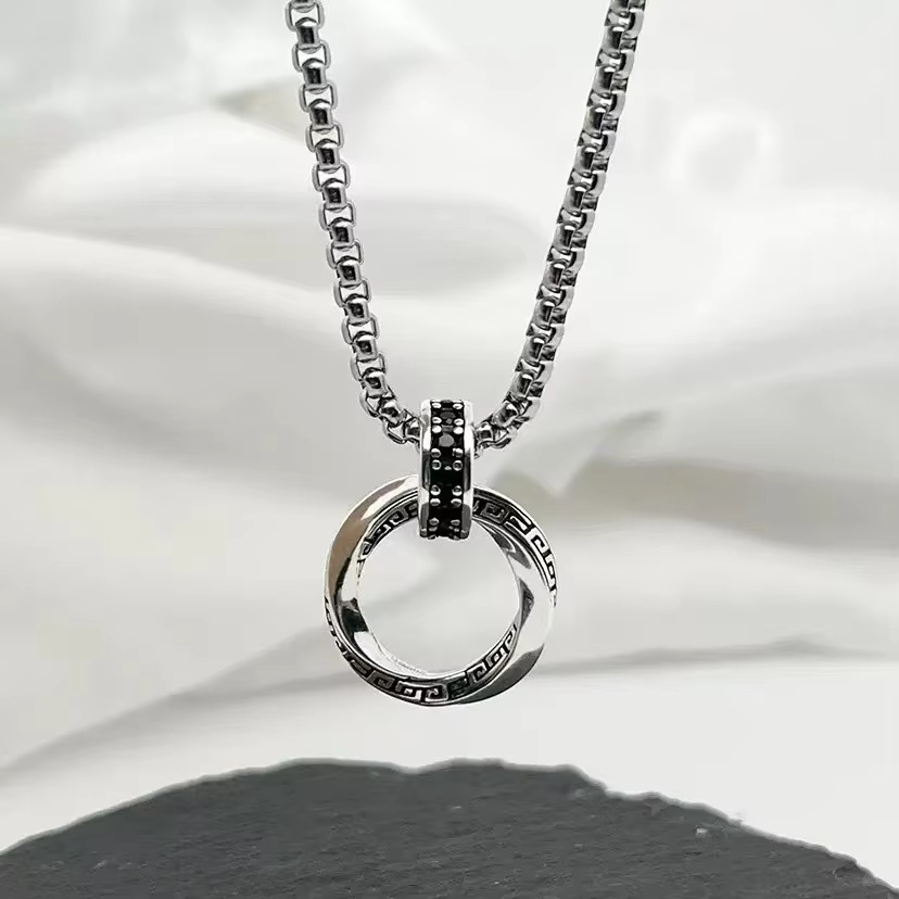 새로운 925 스털링 실버 목걸이, 빈티지 스타일 체인 - 925 Sterling Silver Chain Necklace Men 리뷰 및 가격