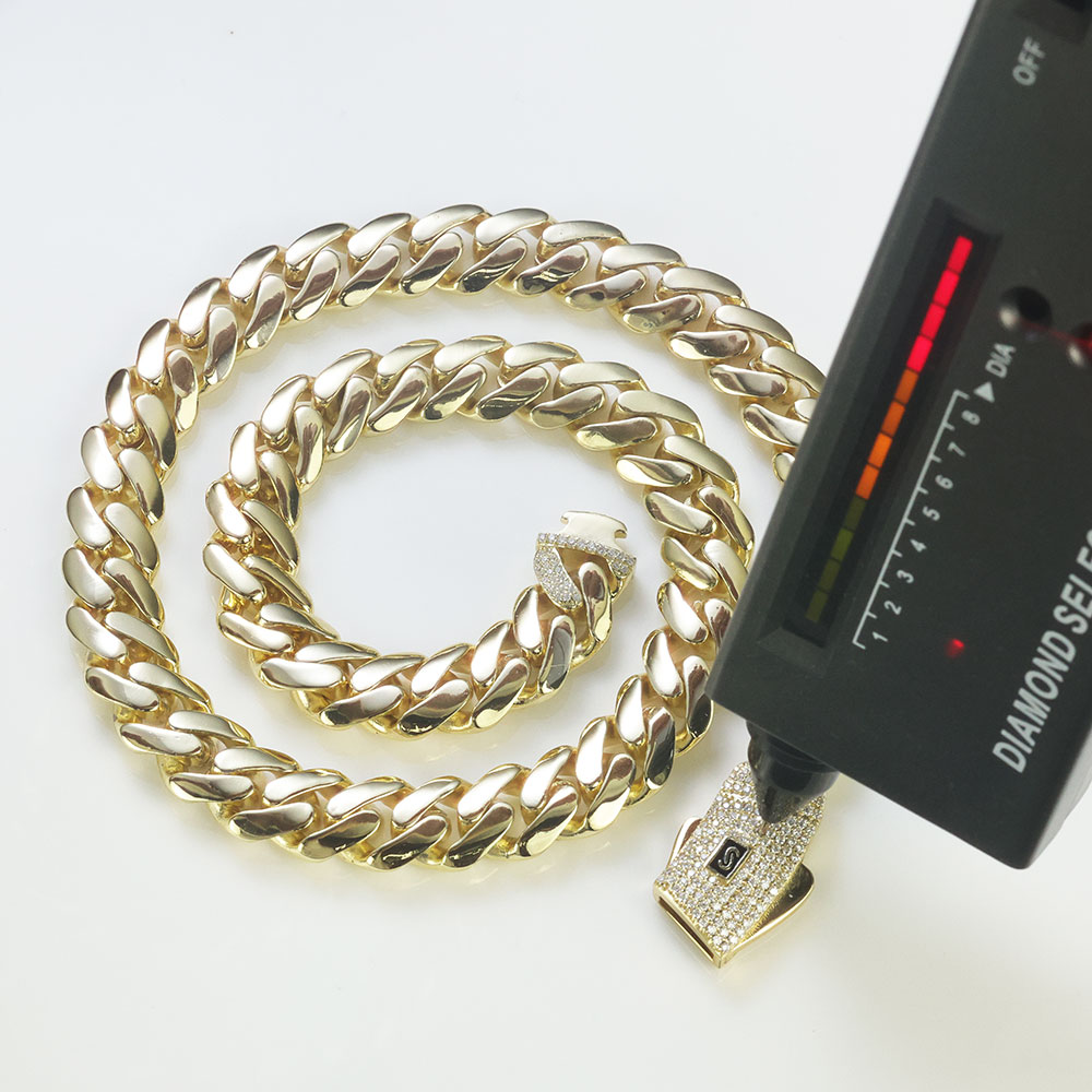 ESKEEM 새로운 925 실버 모나코 체인 아이스 V - Cuban Link Chain 12Mm 리뷰 및 가격