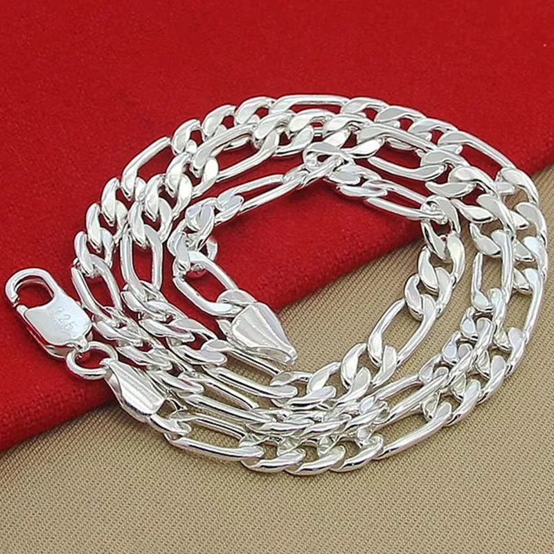 남성용 925 스털링 실버 목걸이, 클래식한 12mm  - Cuban Link Chain 12Mm 리뷰 및 가격