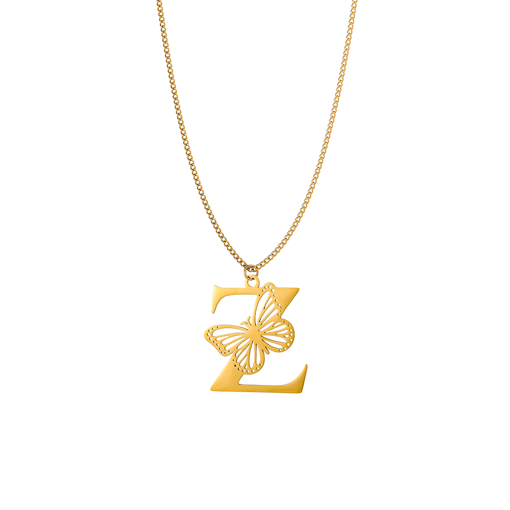 CARLIDANA Dainty 18K 골드 도금 스테인 - Initial Letter Necklace 18K Gold 리뷰 및 가격